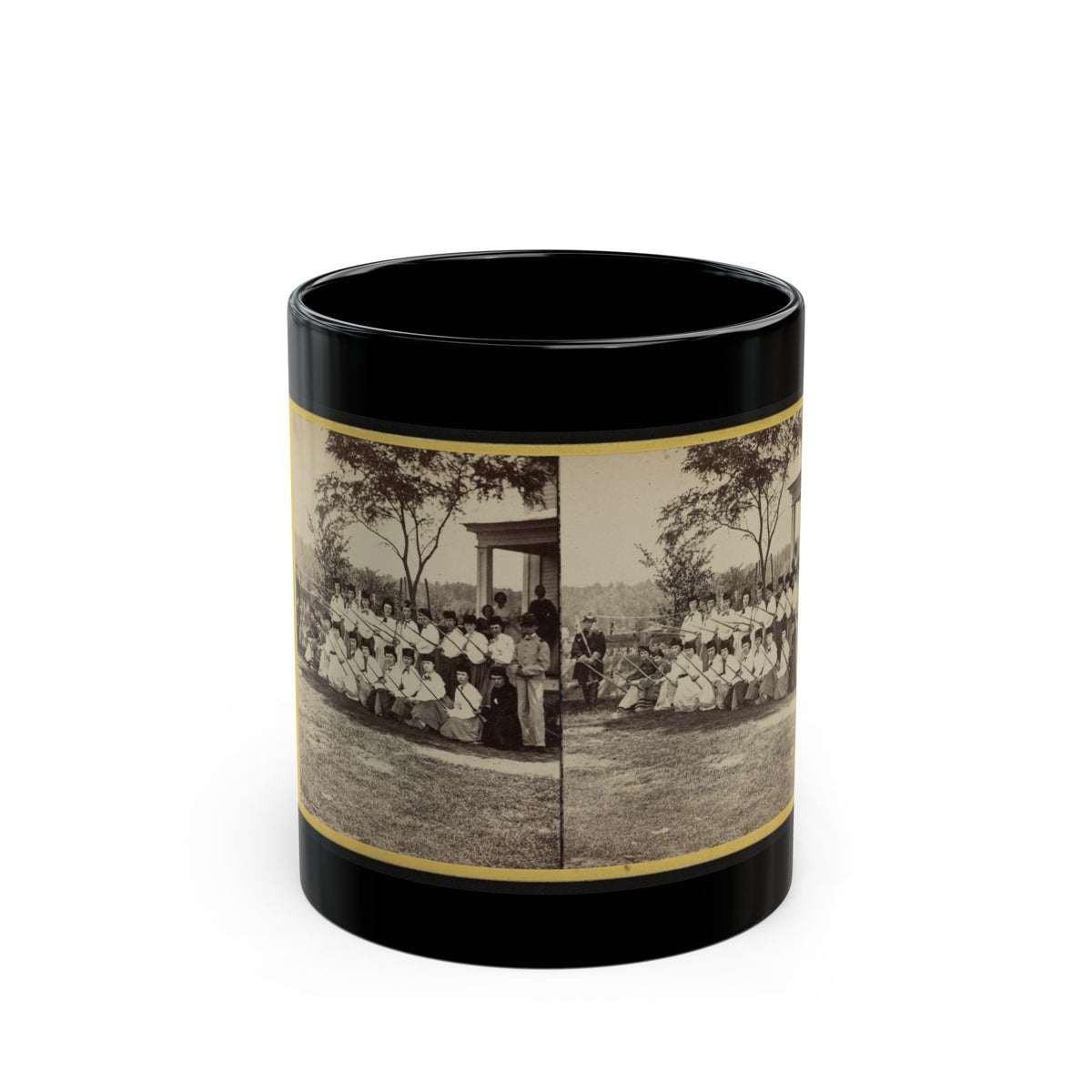 The Home Guard  White Mountain Rangers (1) (U.S. Civil War) Black Coffee Mug