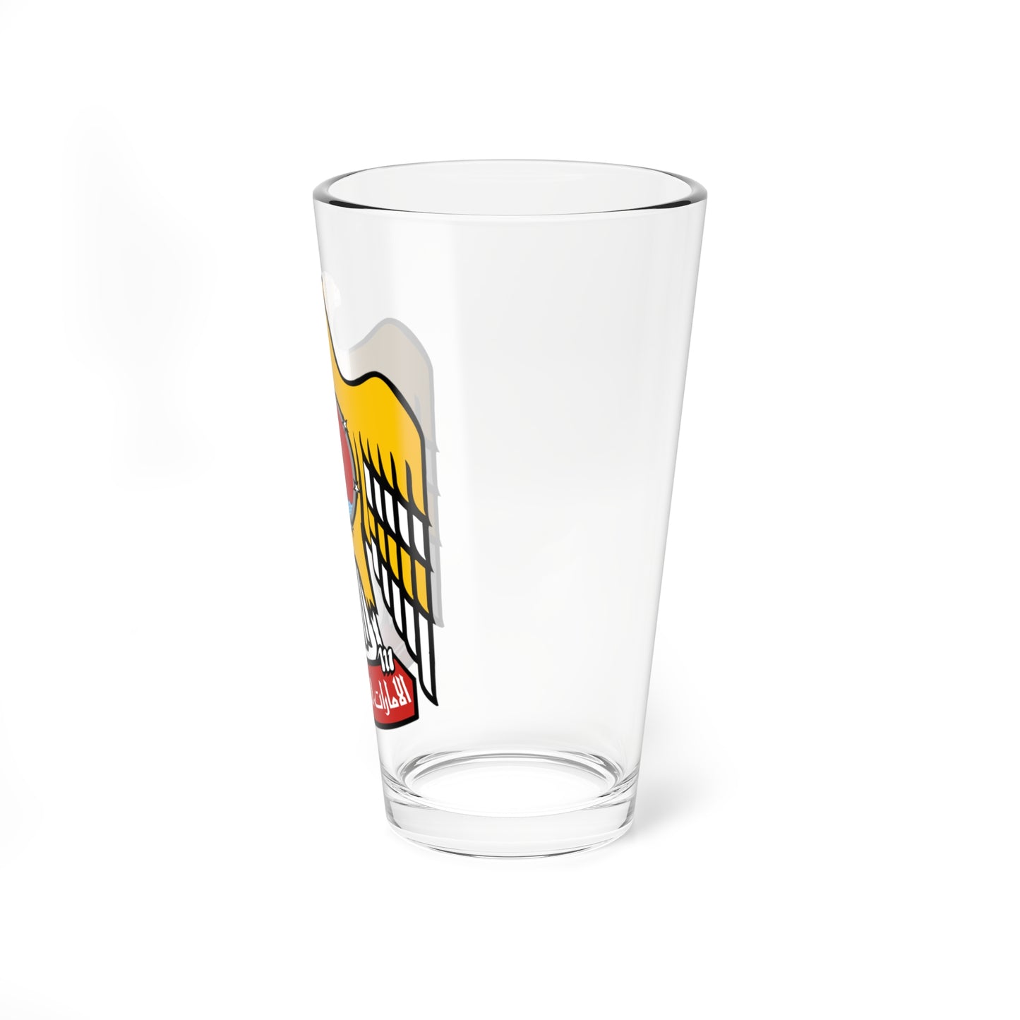 Emblem of the United Arab Emirates 1973-2008 (United Arab Emirates) (Coat of Arms) Pint Glass 16oz