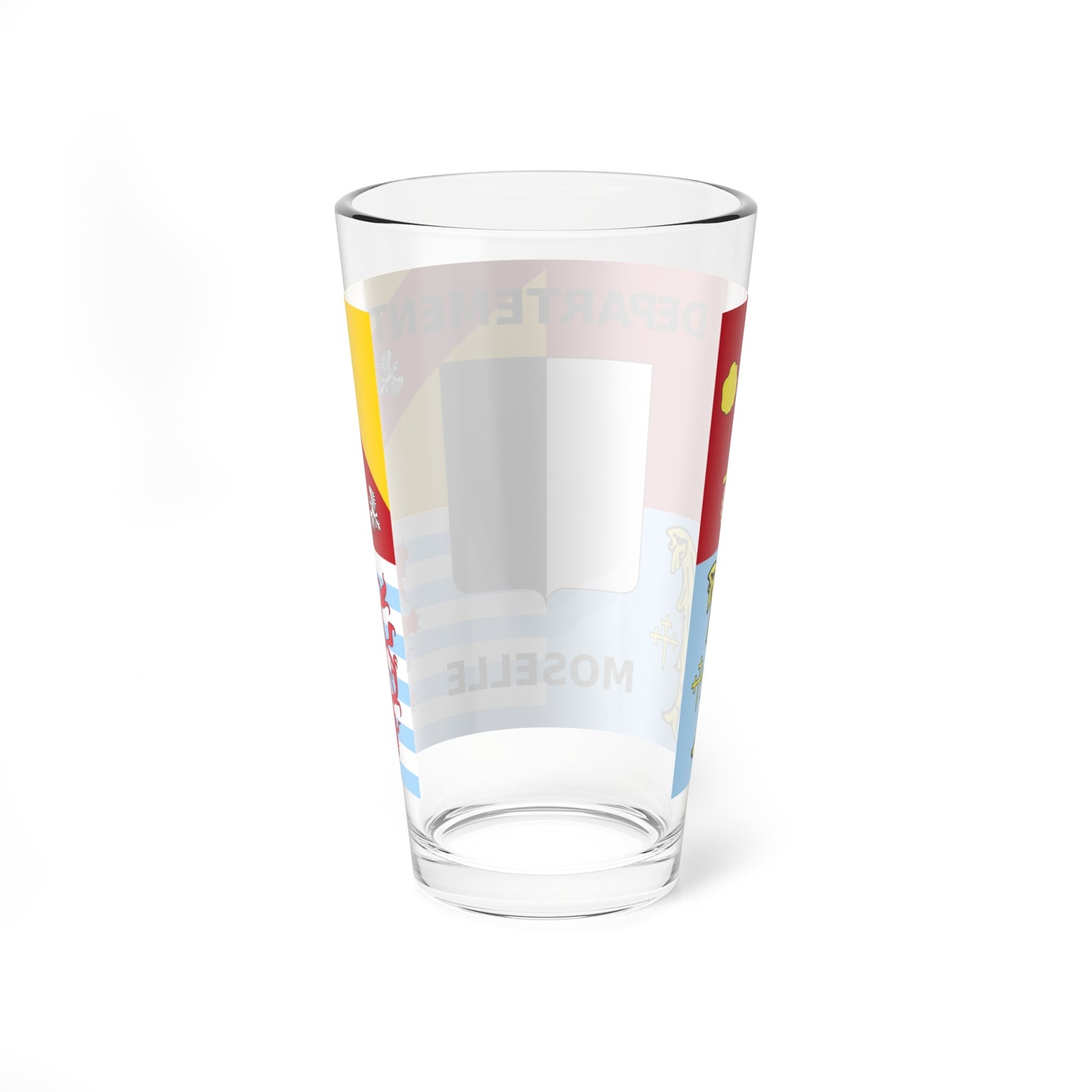 Flag of the Department of Moselle (France) Pint Glass 16oz