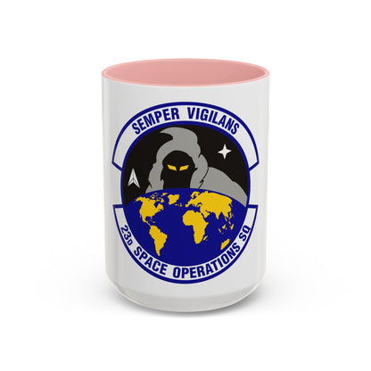 23d Space Operations Squadron (U.S. Air Force) Accent Coffee Mug