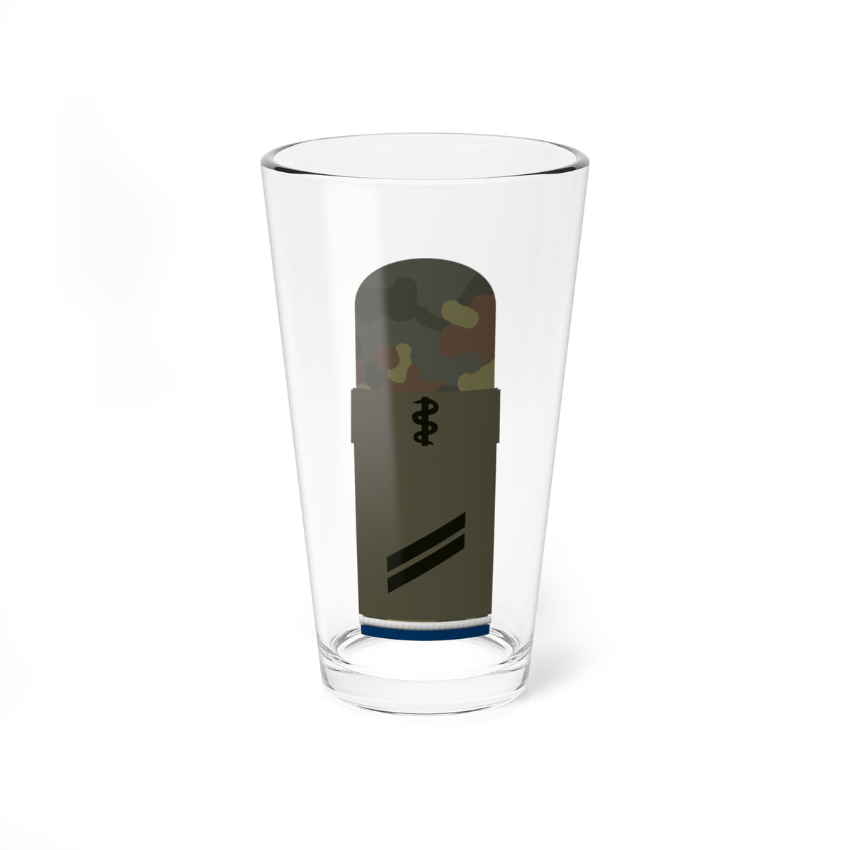 HA OS5 13 Obergefreiter SanOA San HM L (Military Rank) Pint Glass 16oz