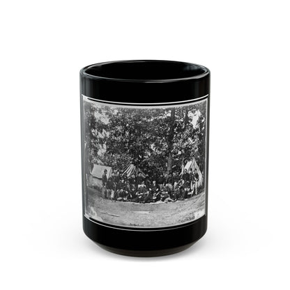 Officers Of U.S. Horse Artillery Brigade, Near Culpeper, Va., September, 1863 001 (U.S. Civil War) Black Coffee Mug