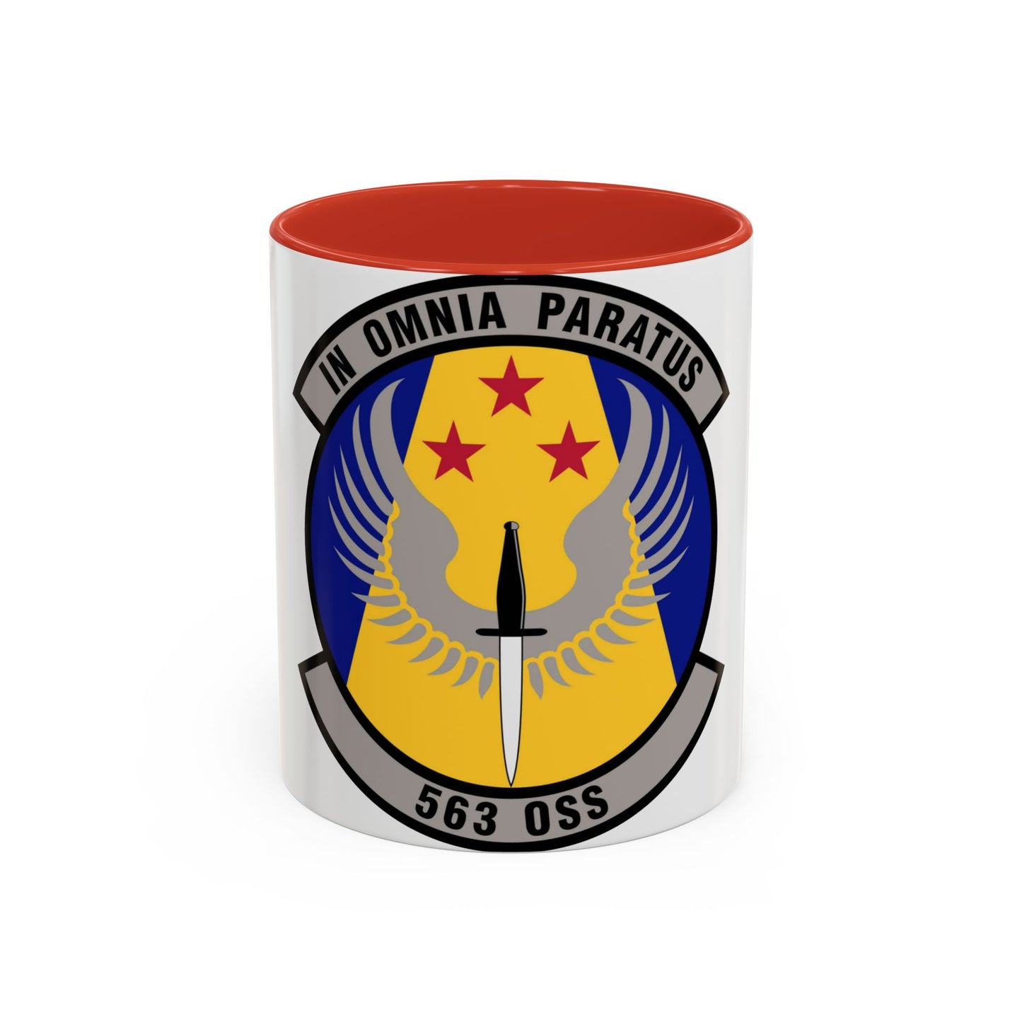 563d Operations Support Squadron (U.S. Air Force) Accent Coffee Mug