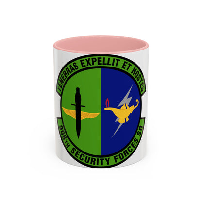 908th Security Forces Squadron (U.S. Air Force) Accent Coffee Mug