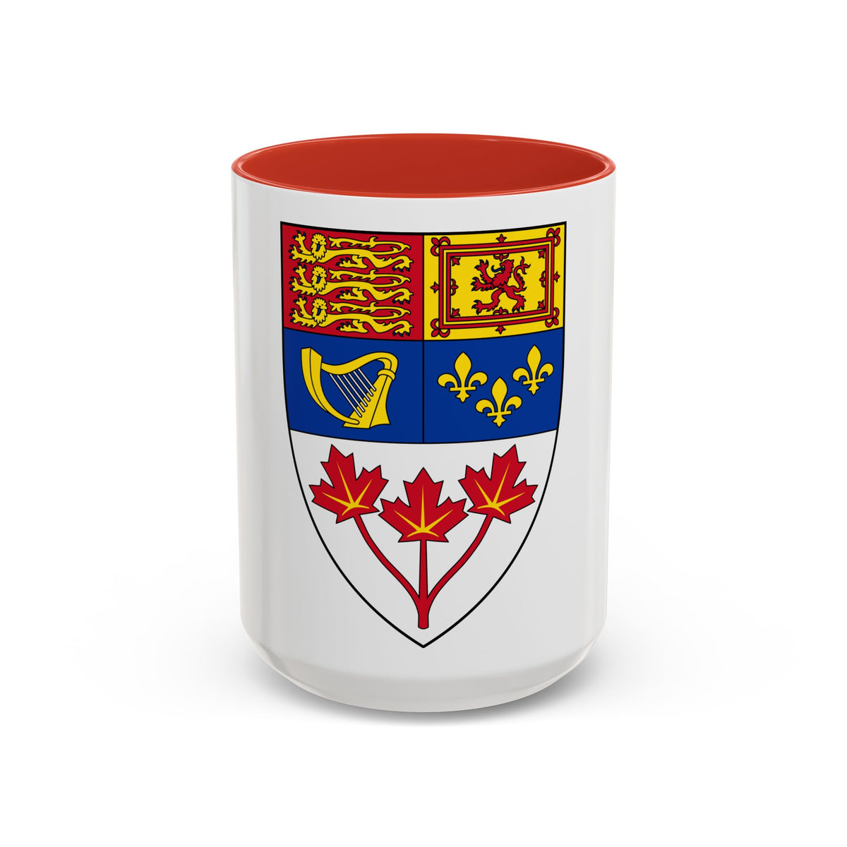 Arms of Canada (shield) - Accent Coffee Mug