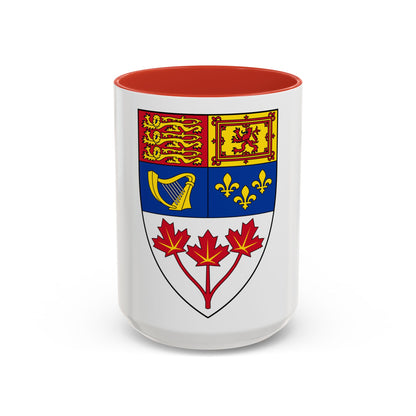 Arms of Canada (shield) - Accent Coffee Mug