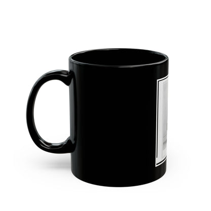 Brigadier General William G. Mank, Union Officer In The 32nd Indiana Regiment, Full-Length Portrait, Standing, Facing Front (U.S. Civil War) Black Coffee Mug