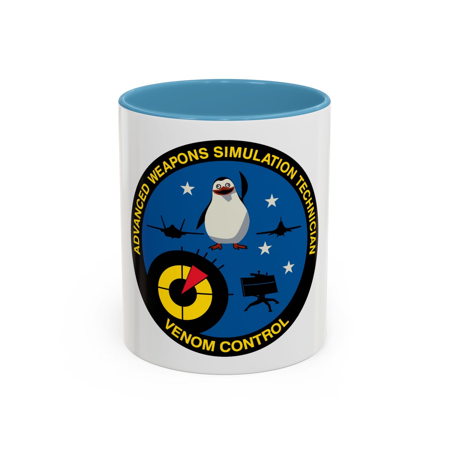 Advanced Weapons Simulation Tech Venom Ctrl (U.S. Air Force) Accent Coffee Mug