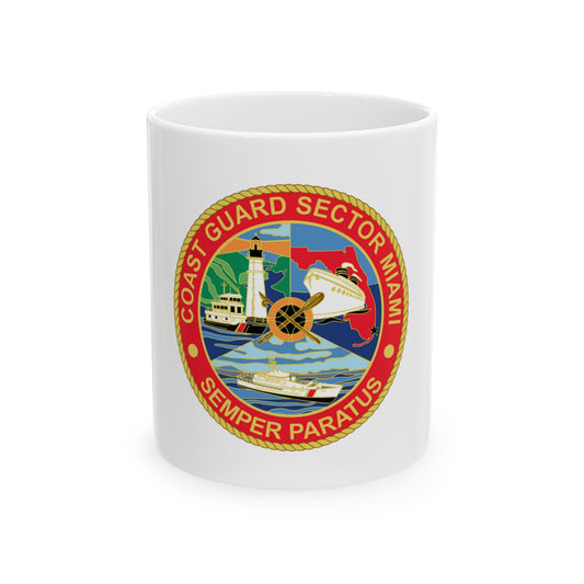 USCG Sector Miami (U.S. Coast Guard) White Coffee Mug