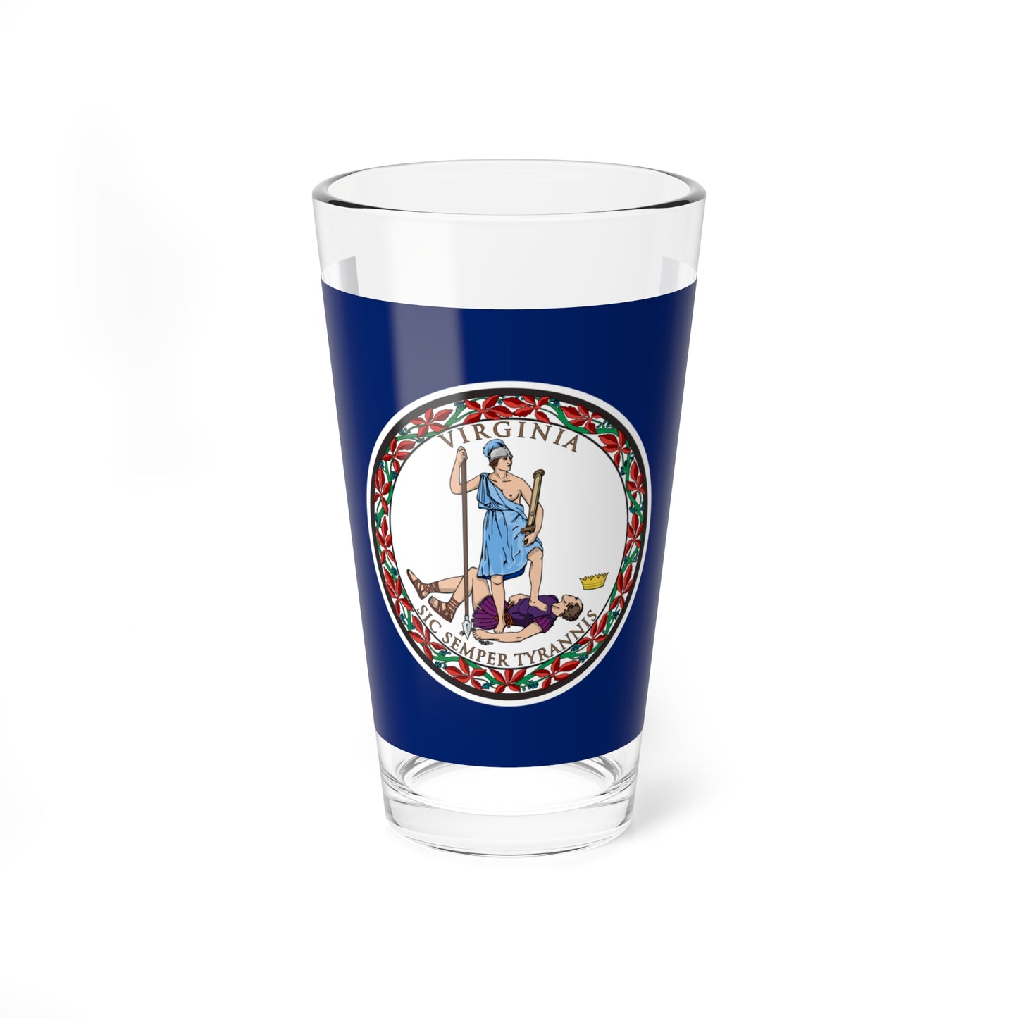 Flag of Virginia (United States) Pint Glass 16oz