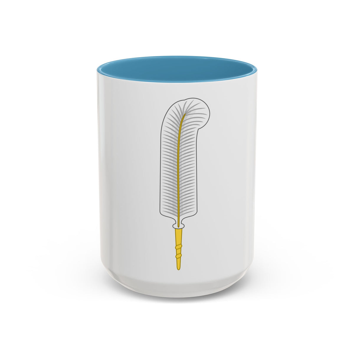 Ostrich Feather Badge - Accent Coffee Mug