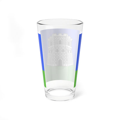 Flag of Bastia Variant (France) Pint Glass 16oz