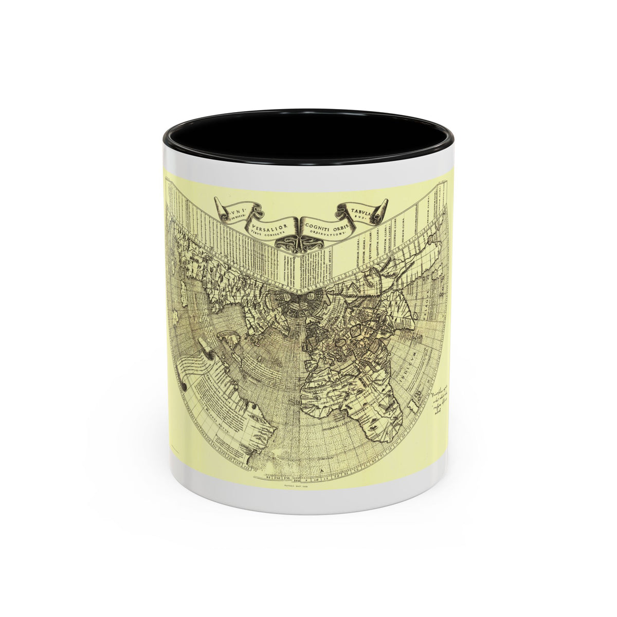 World Map - Ruysch (1508) (Map) Accent Coffee Mug