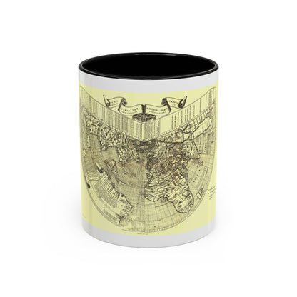 World Map - Ruysch (1508) (Map) Accent Coffee Mug