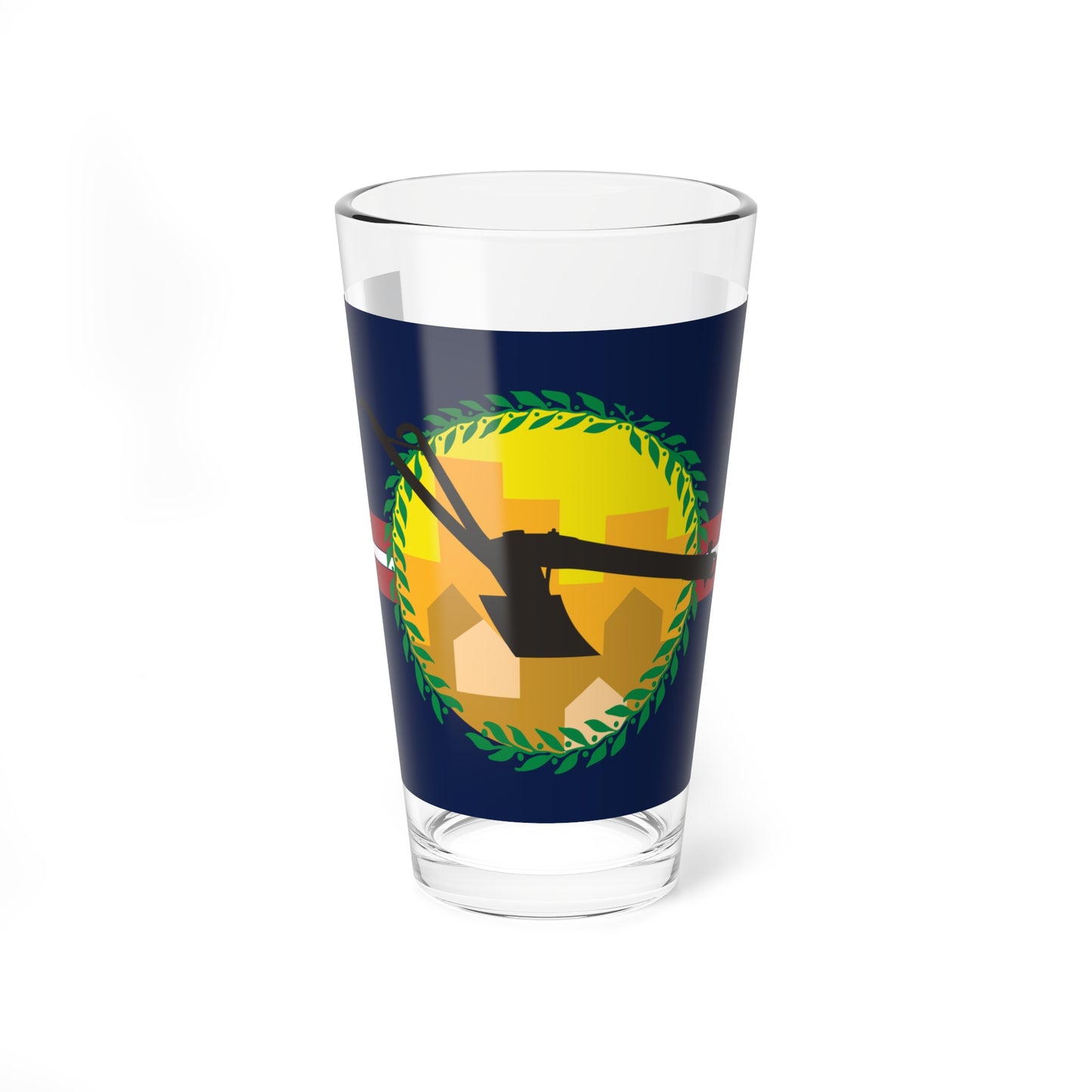 Flag of St. Louis County Missouri (United States) Pint Glass 16oz