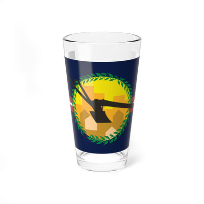 Flag of St. Louis County Missouri (United States) Pint Glass 16oz