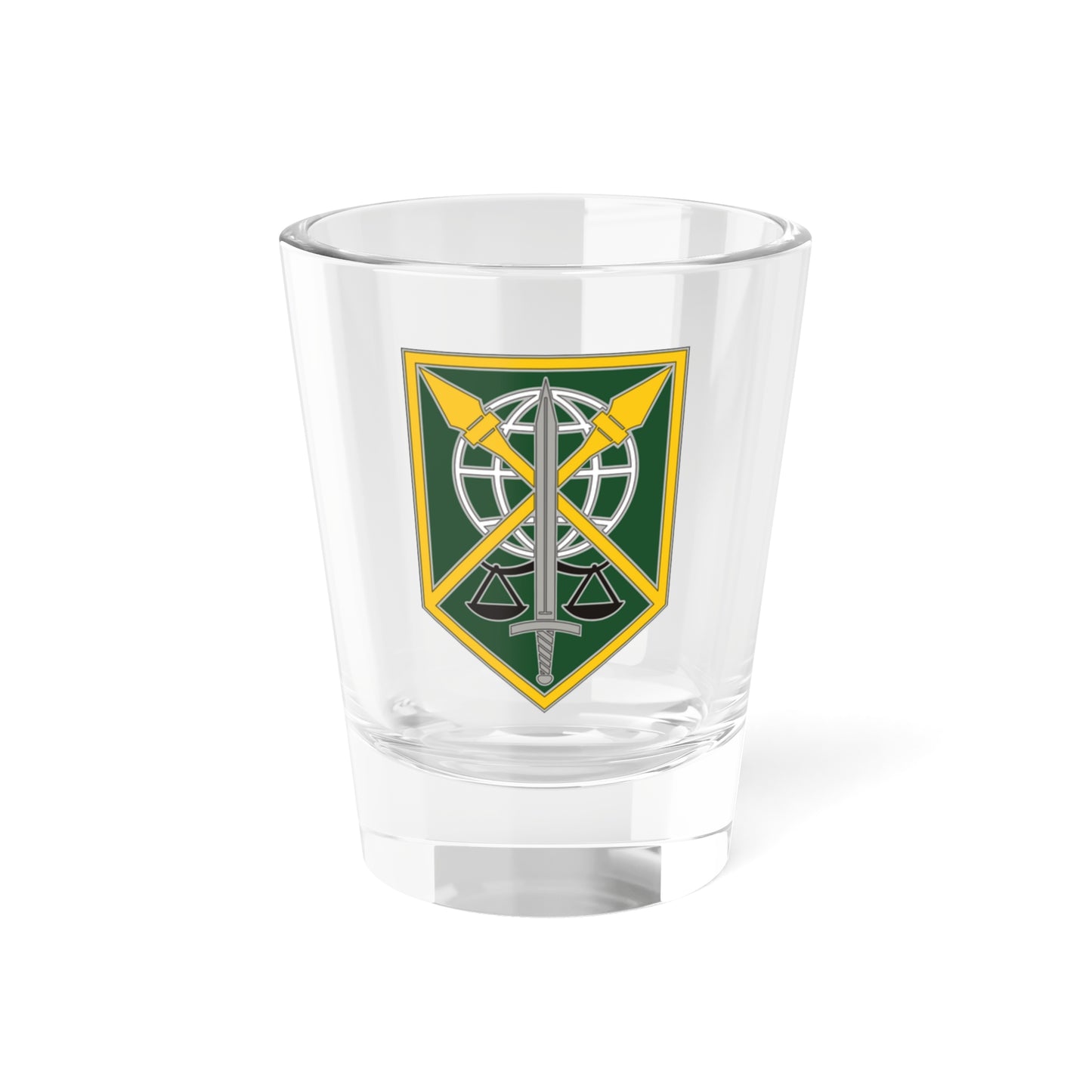 Verre à liqueur 200 du commandement de la police militaire (armée américaine) 1,5 oz