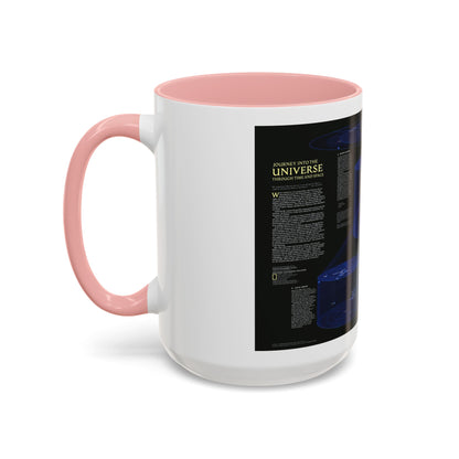 Space - The Universe - Through Time and Space (1983) (Map) Accent Coffee Mug