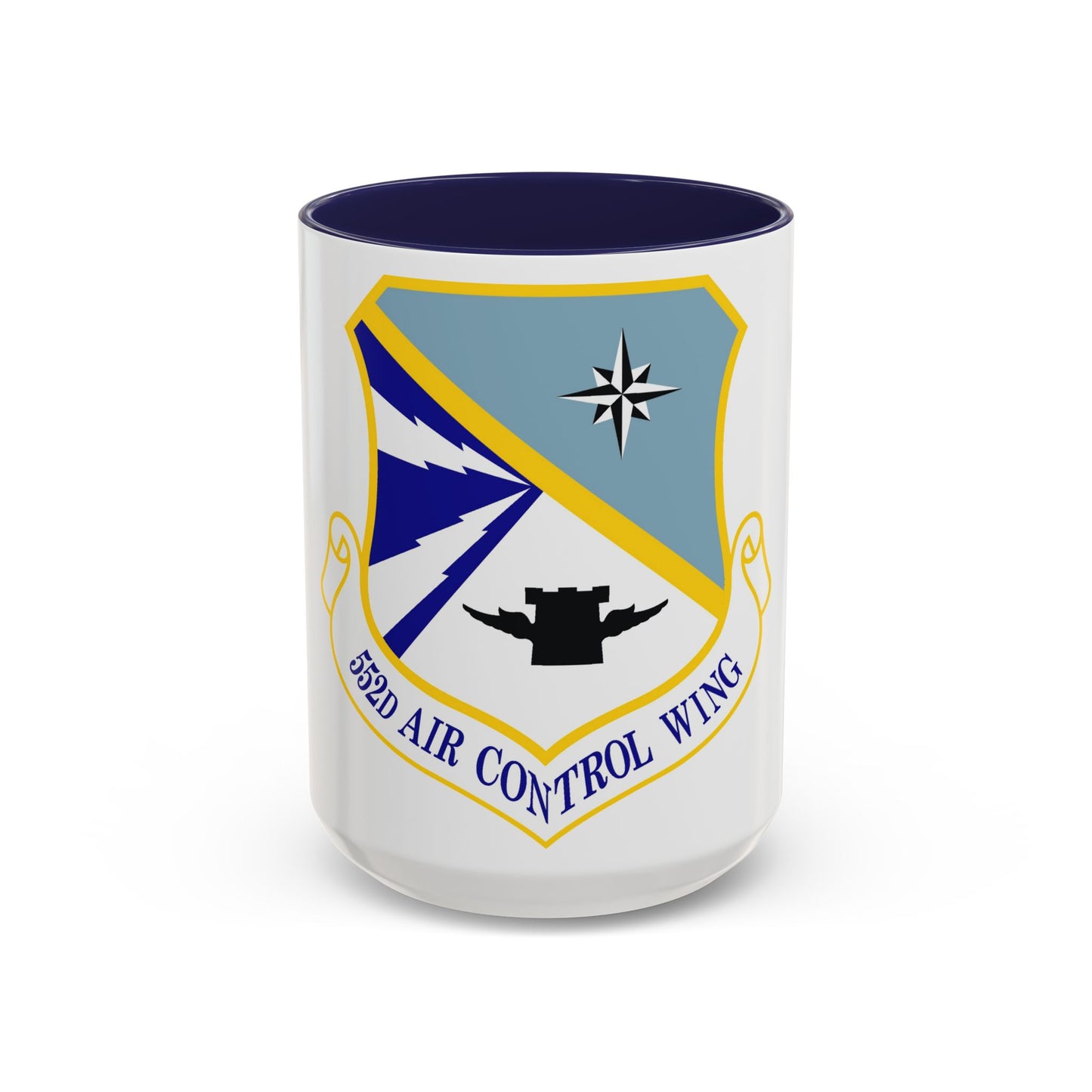 552d Air Control Wing (U.S. Air Force) Accent Coffee Mug