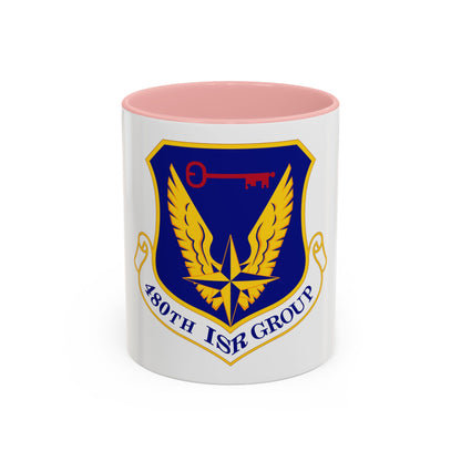 480 Intelligence Surveillance and Reconnaissance Group ACC (U.S. Air Force) Accent Coffee Mug