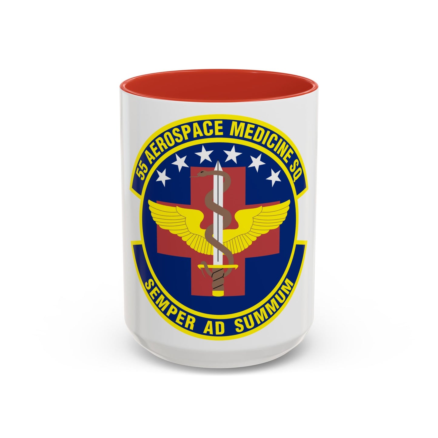 55th Aerospace Medicine Squadron (U.S. Air Force) Accent Coffee Mug