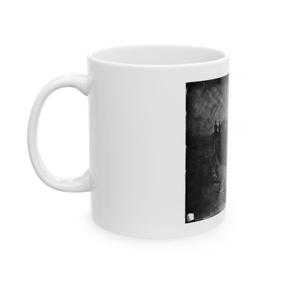Manassas, Va. Men Of Co. C, 41st New York Infantry (U.S. Civil War) White Coffee Mug