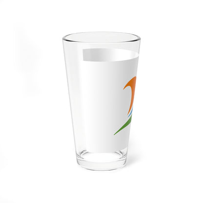 Flag of Uenohara Yamanashi (Japan) Pint Glass 16oz