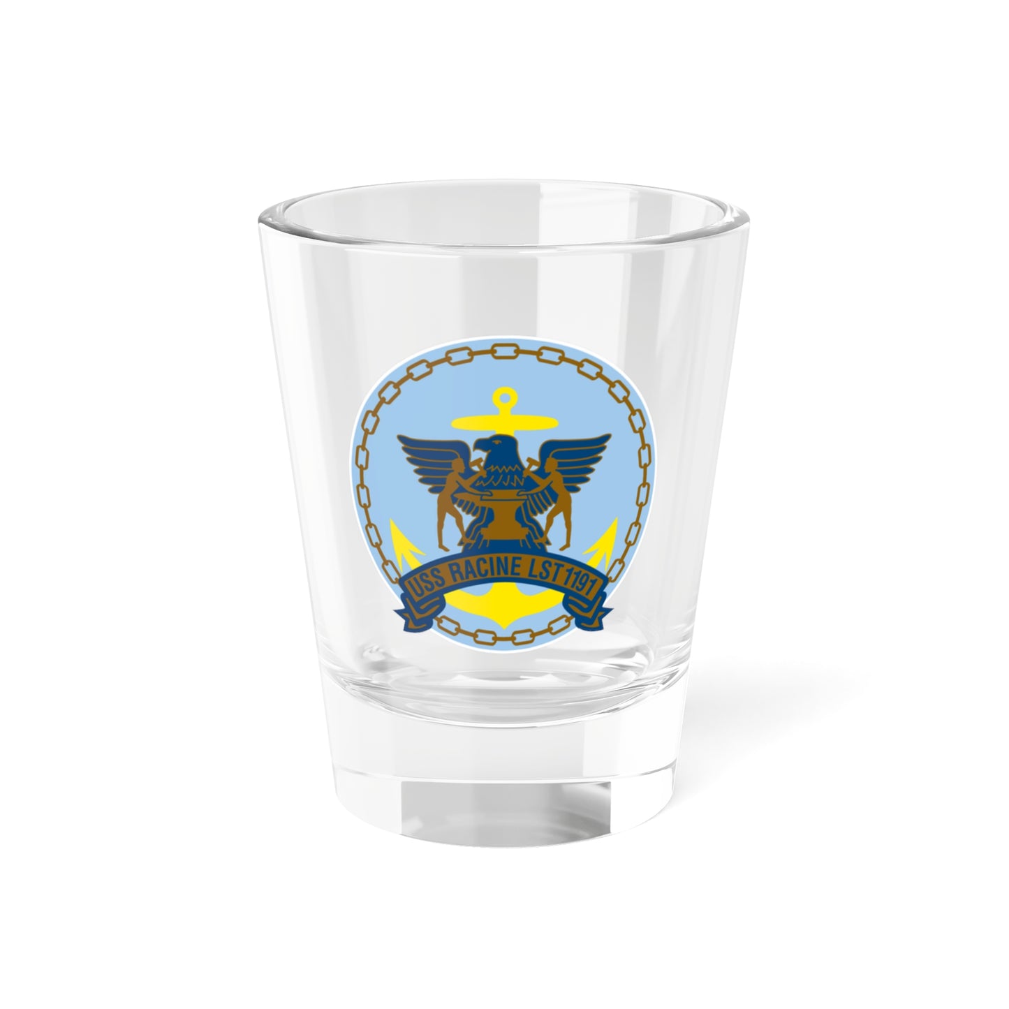 USS Racine LPT 1191 (U.S. Navy) Shot Glass 1.5oz