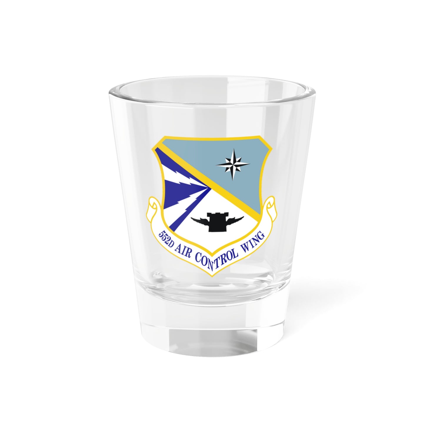 552d Air Control Wing (U.S. Air Force) Shot Glass 1.5oz