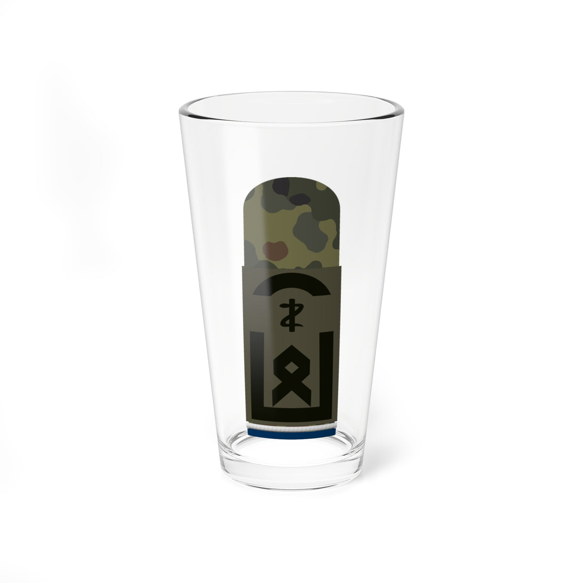 HA OS5 33a Oberfähnrich SanOA San ZM L (Military Rank) Pint Glass 16oz