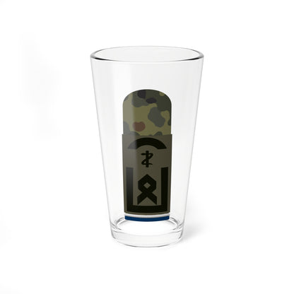 HA OS5 33a Oberfähnrich SanOA San ZM L (Military Rank) Pint Glass 16oz