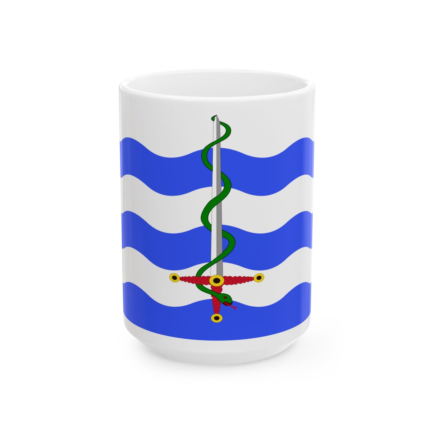 Flag of Saint Paul's Bay Malta - White Coffee Mug