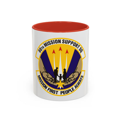 88th Mission Support Squadron (U.S. Air Force) Accent Coffee Mug