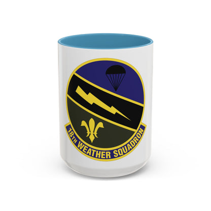 18 Weather Squadron ACC (U.S. Air Force) Accent Coffee Mug
