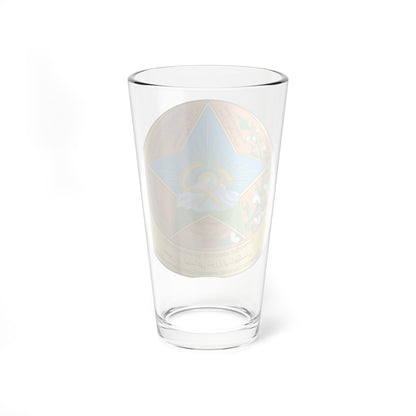 Emblem of the Tajik SSR December 1929 to February 1931 (Tajikistan) (Coat of Arms) Pint Glass 16oz