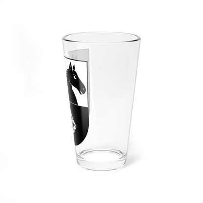 Deitingen-blazon (Switzerland) (Coat of Arms) Pint Glass 16oz