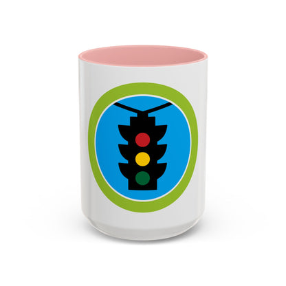 Traffic Safety (Boy Scout Merit Badge) Accent Coffee Mug