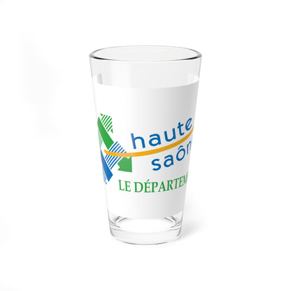Flag of the Department of Haute-Saone (France) Pint Glass 16oz