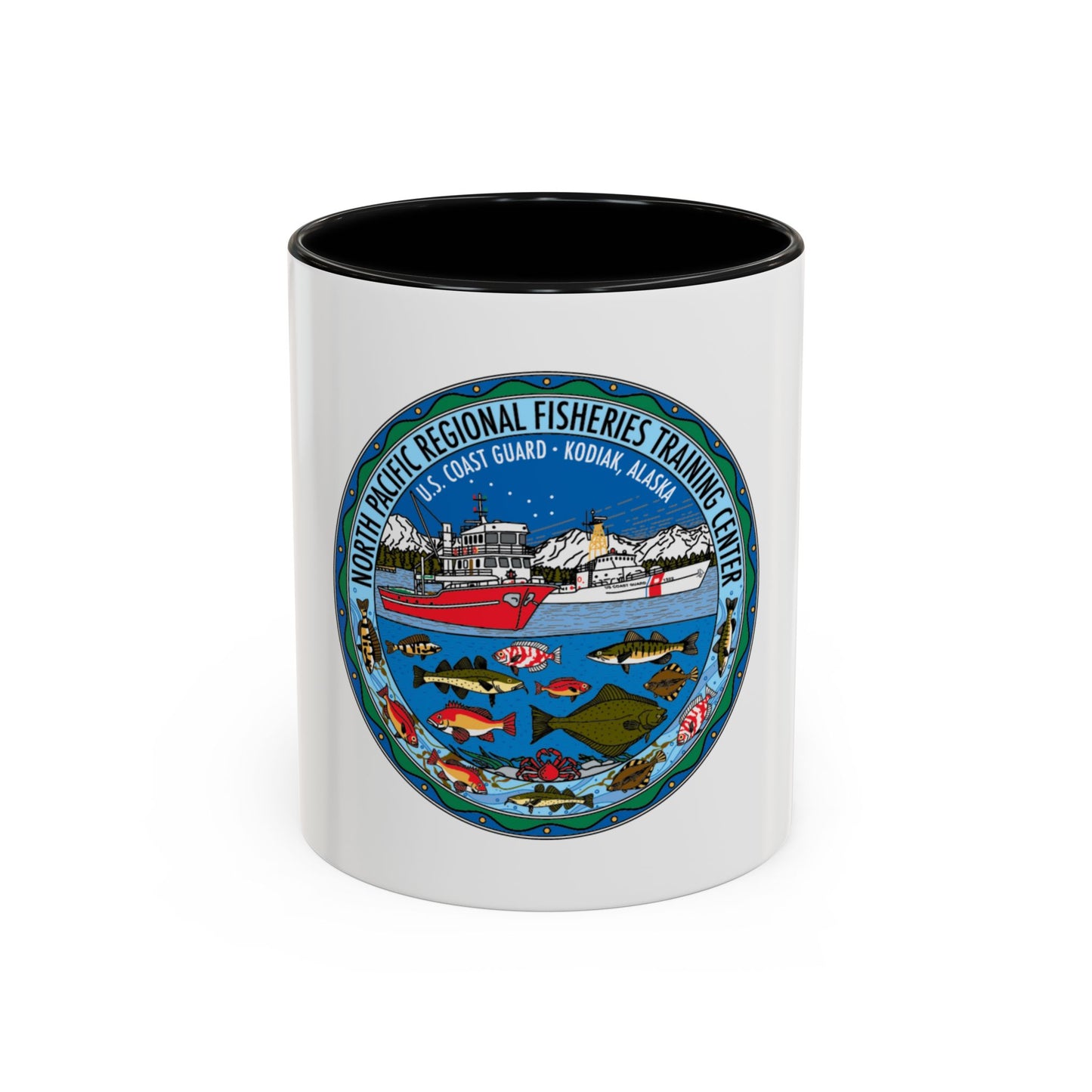 USCG NPRFTC Kodiak Alaska 2005 (U.S. Coast Guard) Accent Coffee Mug