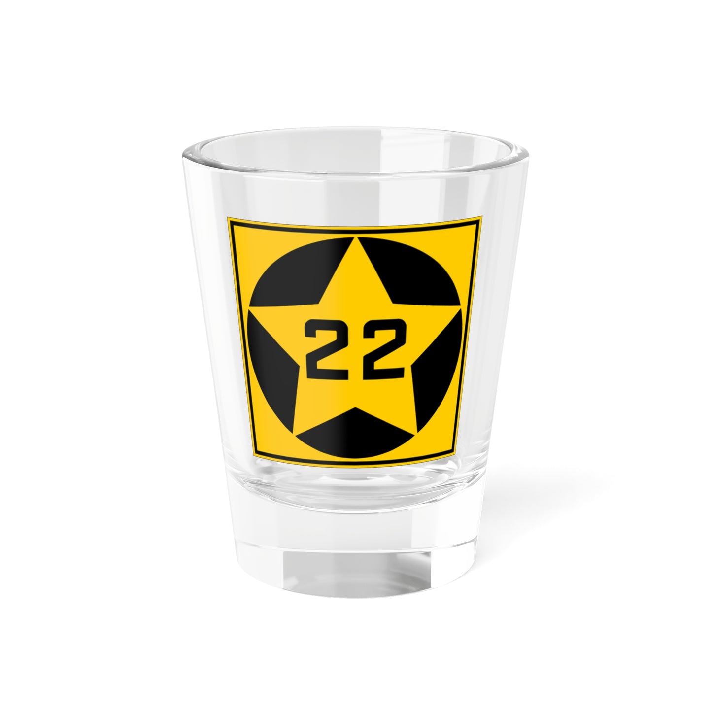 MN-22 1920 (Minnesota) (Road Sign) Shot Glass 1.5oz
