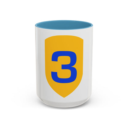 US 3rd Cavalry Division (U.S. Army) Accent Coffee Mug