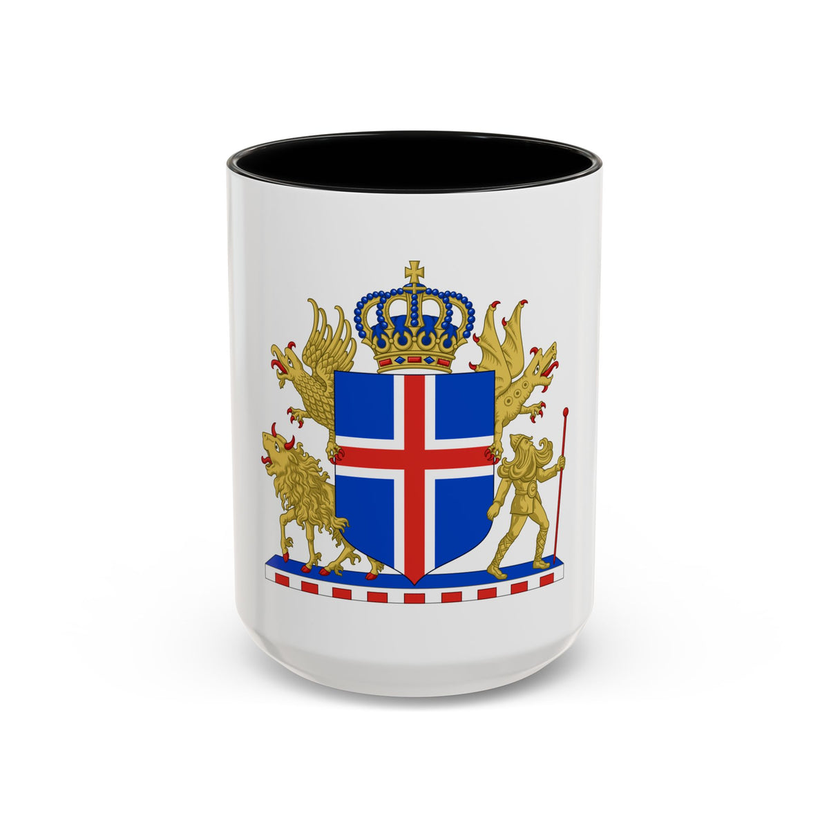 Kingdom of Iceland Coat of Arms - Accent Coffee Mug