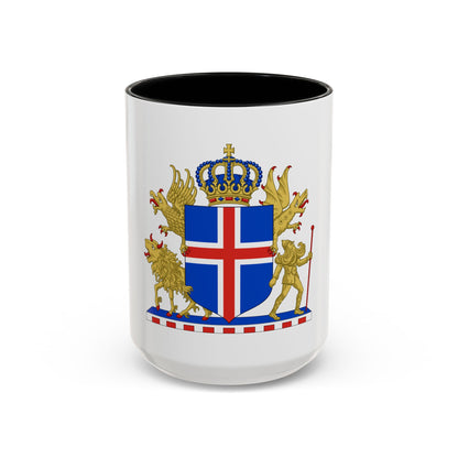 Kingdom of Iceland Coat of Arms - Accent Coffee Mug