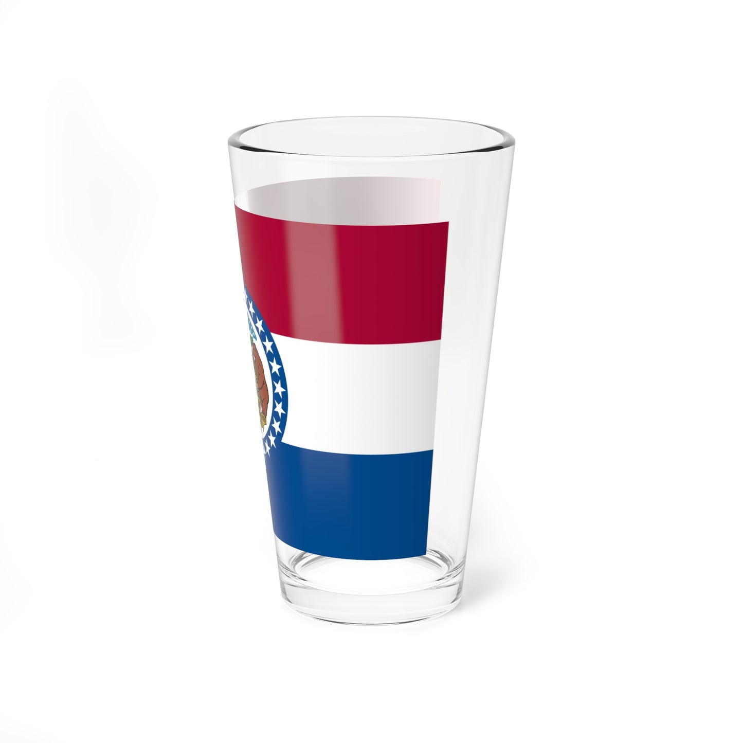 Flag of Missouri 3-2 (United States) Pint Glass 16oz