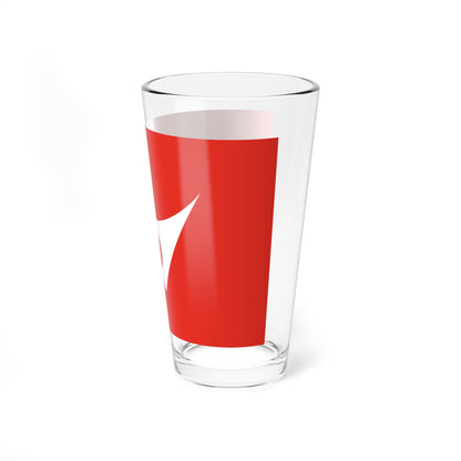 Flag of Izumisaki Fukushima (Japan) Pint Glass 16oz