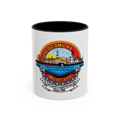 CGC Smilax WLIC   315 (U.S. Coast Guard) Accent Coffee Mug