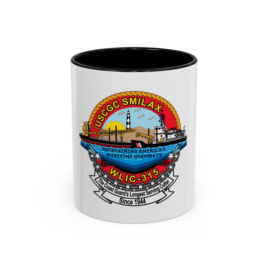 CGC Smilax WLIC   315 (U.S. Coast Guard) Accent Coffee Mug
