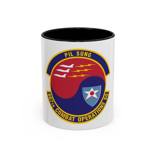 607th Combat Operations Squadron (U.S. Air Force) Accent Coffee Mug