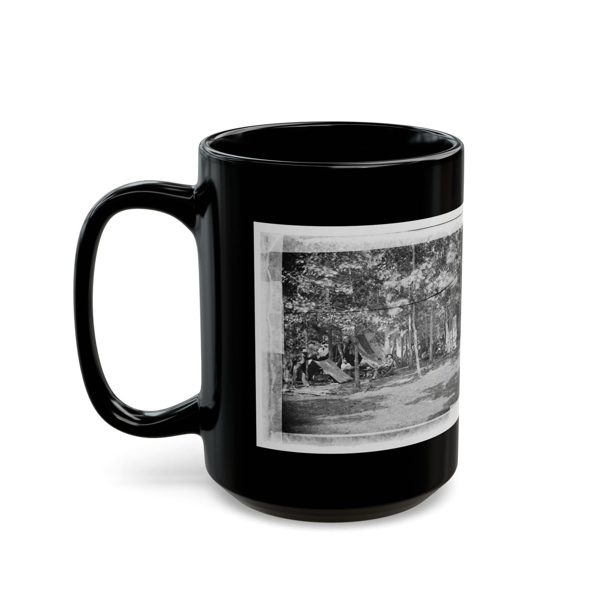 Bealeton, Virginia. Camp Of Company B, 93d New York Volunteers (U.S. Civil War) Black Coffee Mug