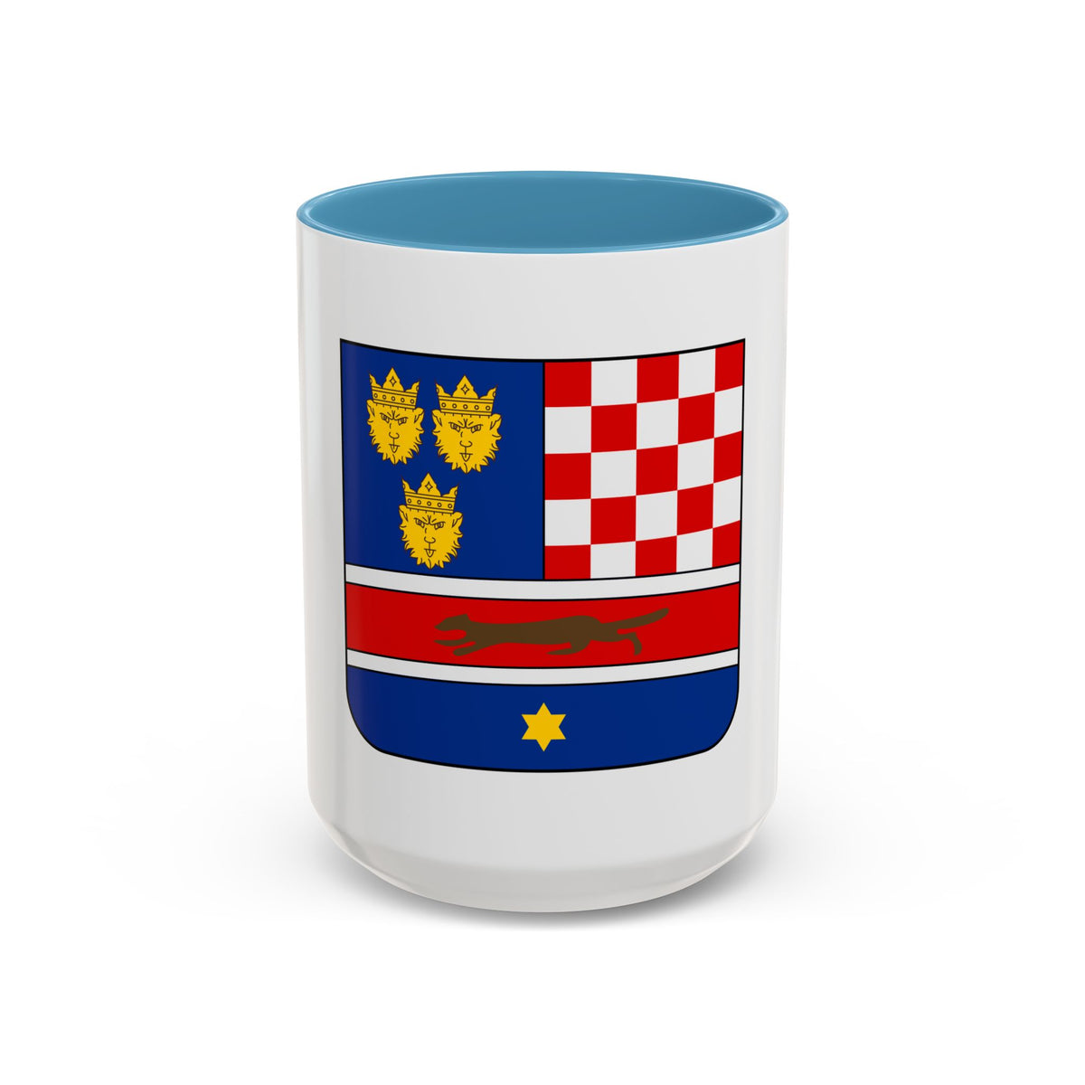 Coat of arms of Croatia (State of Slovenes, Croats and Serbs) - Accent Coffee Mug